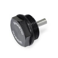 GN 738.1 Magnetic Plug Aluminum Resistant up to 180° C Black Anodized